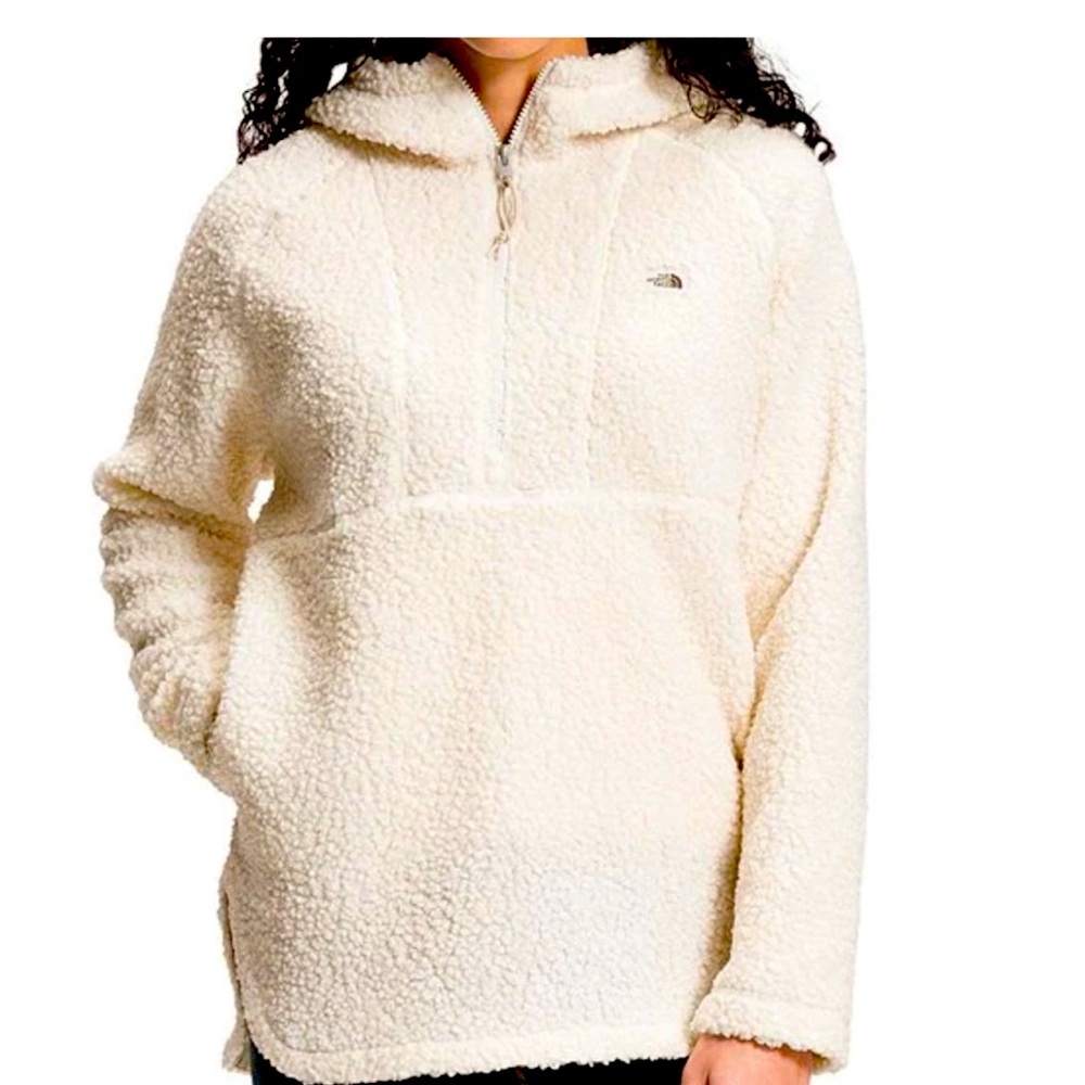 SUPER CUTE! North face Sherpa sweatshirt. Cozy! Too big for me! Worn once.